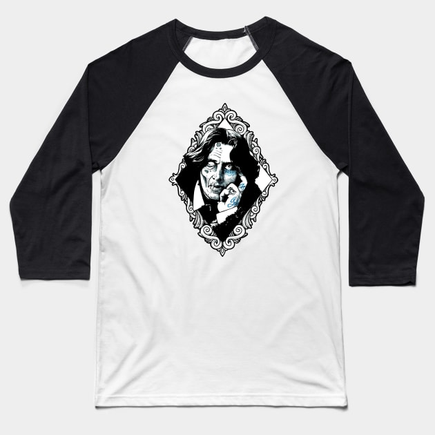 Oscar Wilde Baseball T-Shirt by Borapronobis